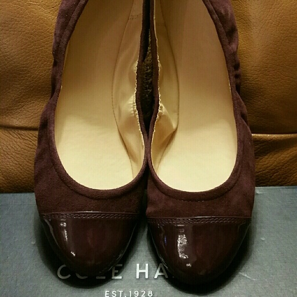 Cole Haan Purple Ballerina Flats